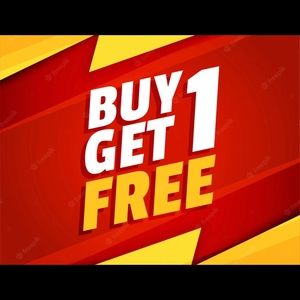 All NEW kids clothing- buy one get one free of equal or lesser value.